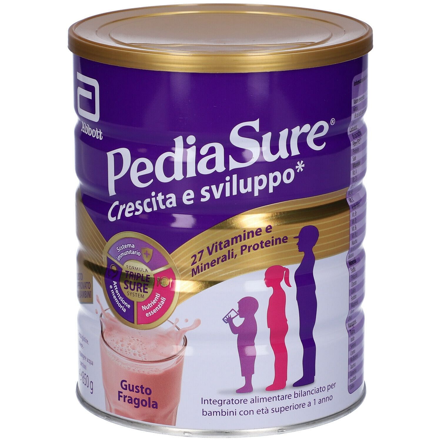 Pediasure Crescita&Sviluppo Fragola 850 G