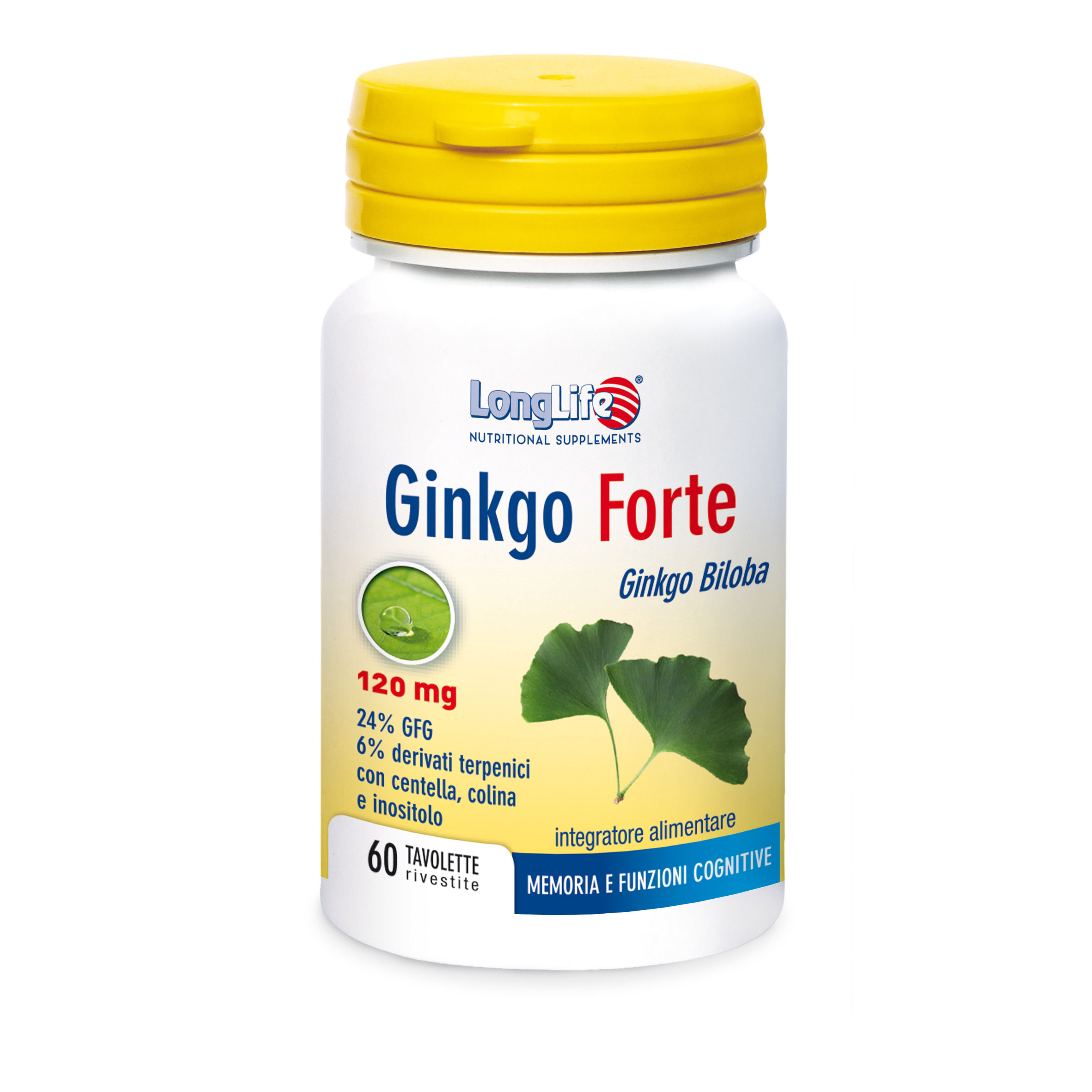 Longlife Ginkgo Forte 60 Tavolette