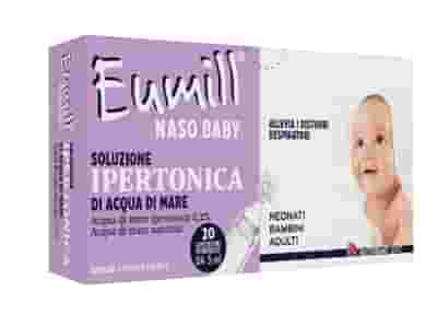 EUMILL NASO BABY SOLUZIONE IPERTONICA 20 CONTENITORI MONODOSE 5 ML