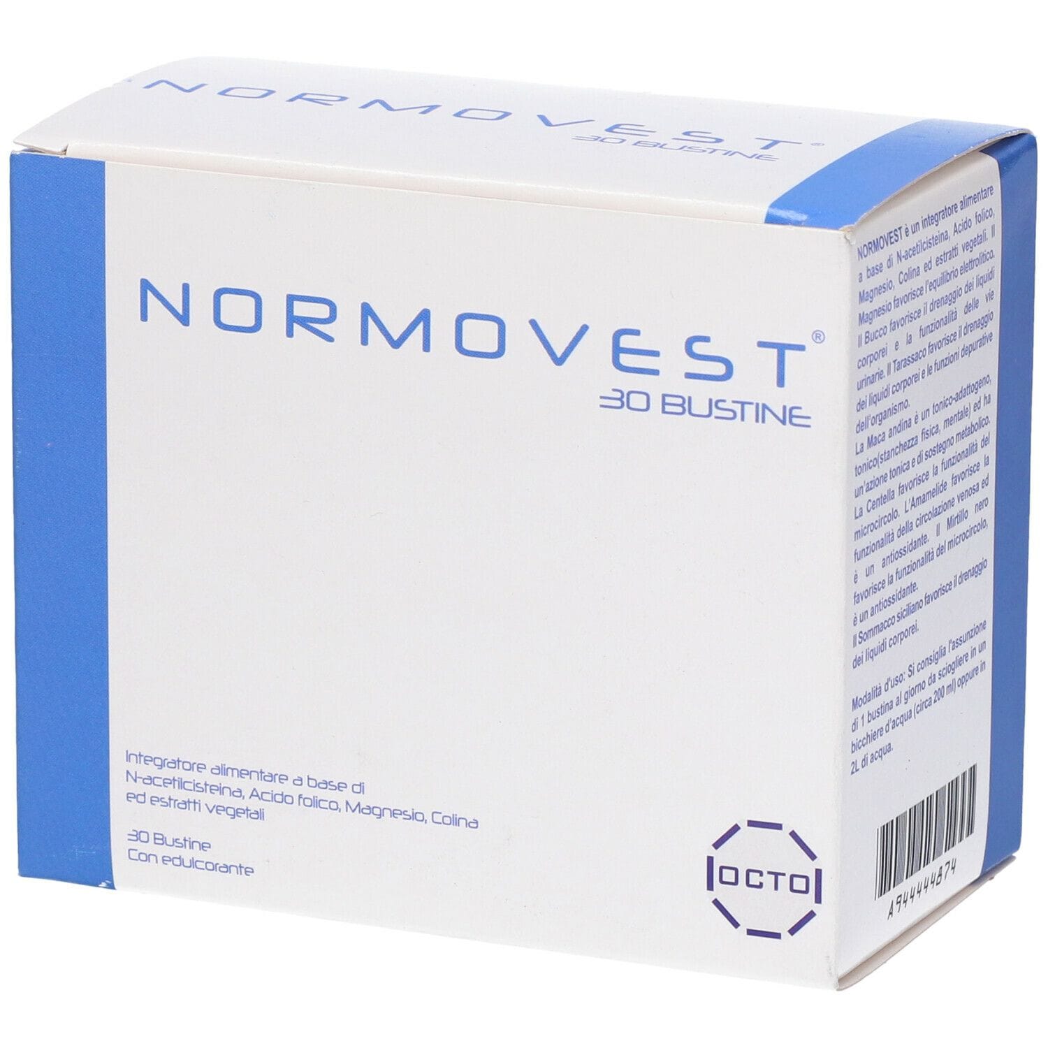 NORMOVEST 30 BUSTINE CON EDULCORANTE
