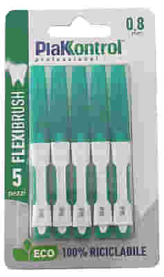 PLAKKONTROL FLEXIBRUSH SCOVOLINI INTERDENTALI 0,8 5 PEZZI