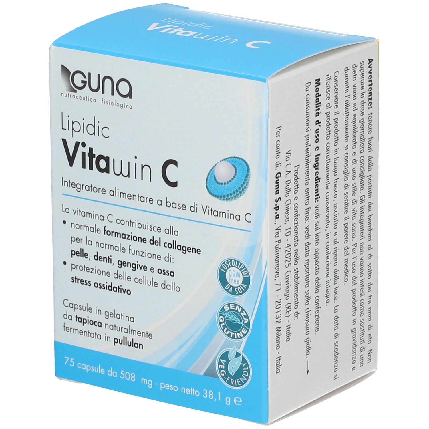 Lipidic Vitawin C   Vitamina C 75 Capsule