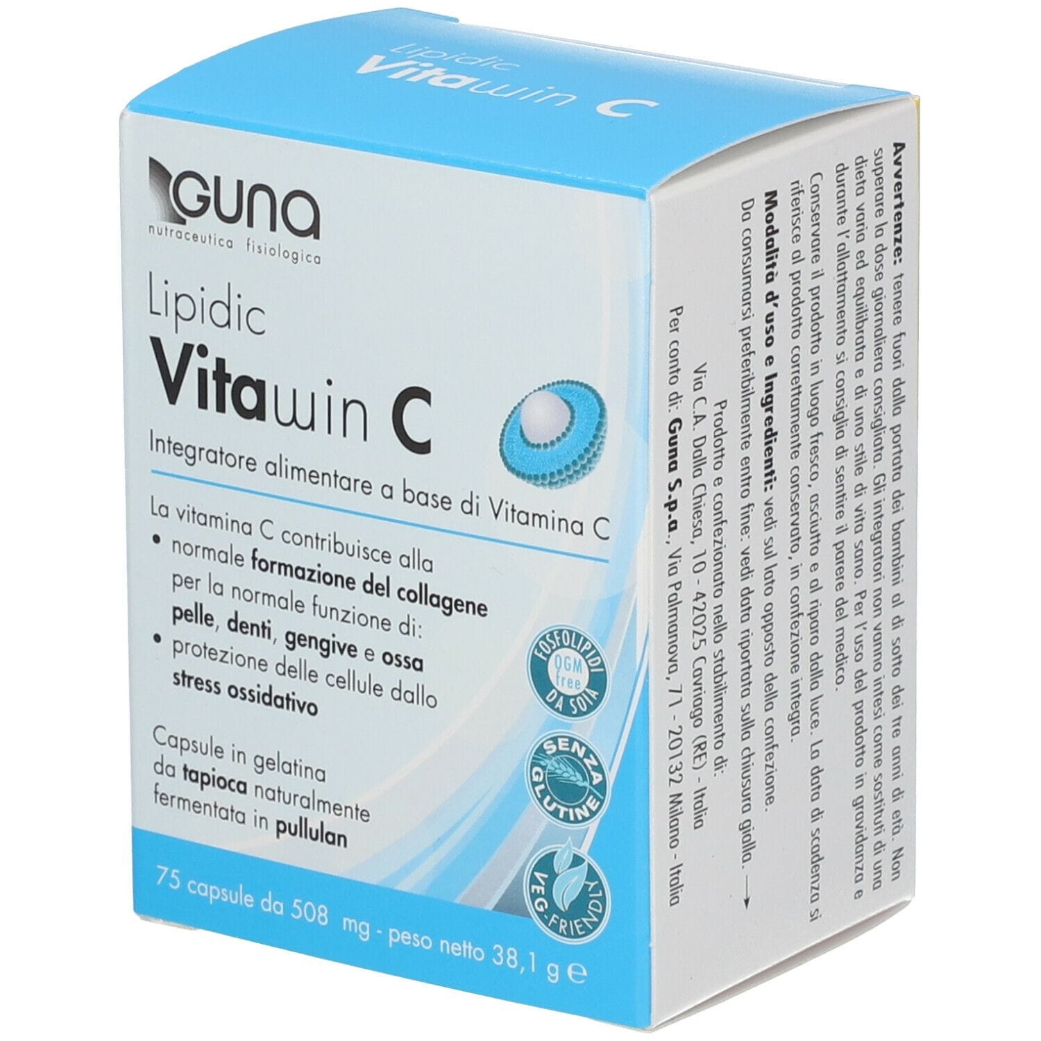 Lipidic Vitawin C Vitamina C 75 Capsule