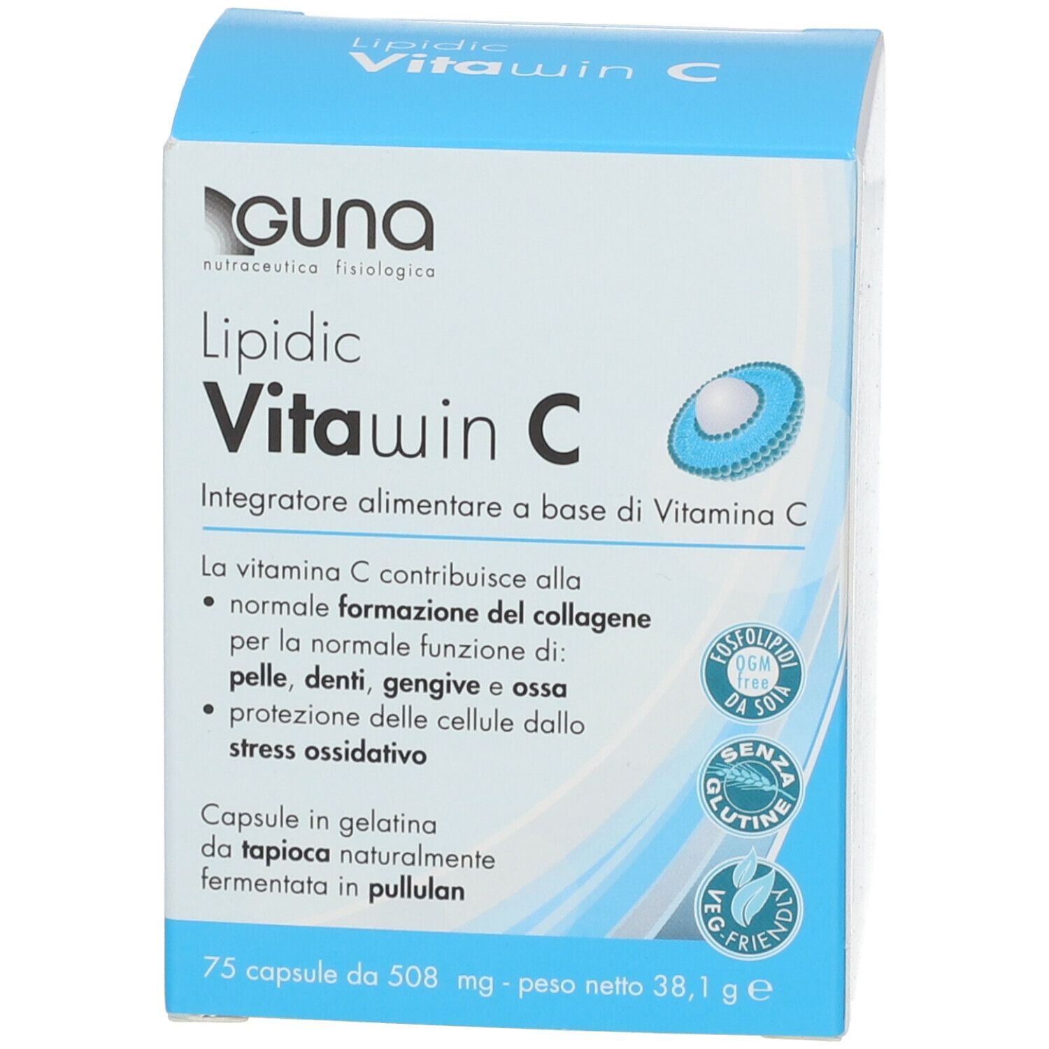 LIPIDIC VITAWIN C - VITAMINA C 75 CAPSULE