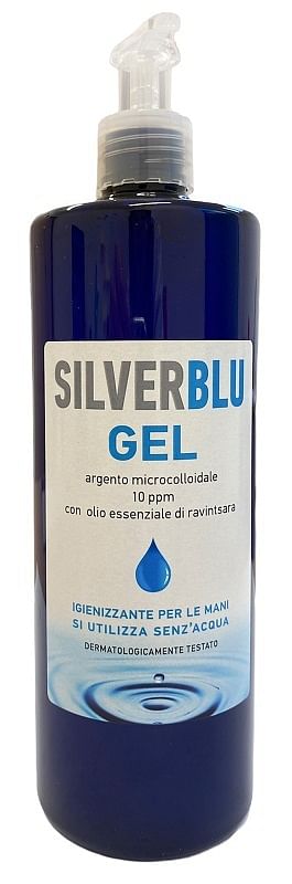 Silver Blu Gel Igienizzante Mani 500 Ml