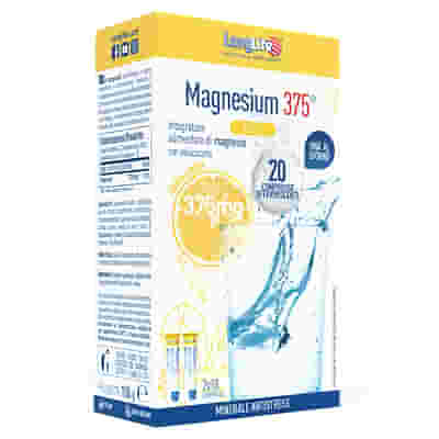 LONGLIFE MAGNESIUM 375 FIZZ 20 COMPRESSE EFFERVESCENTI DA 6,3 G