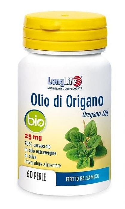 Longlife Olio Origano Bio 60 Perle