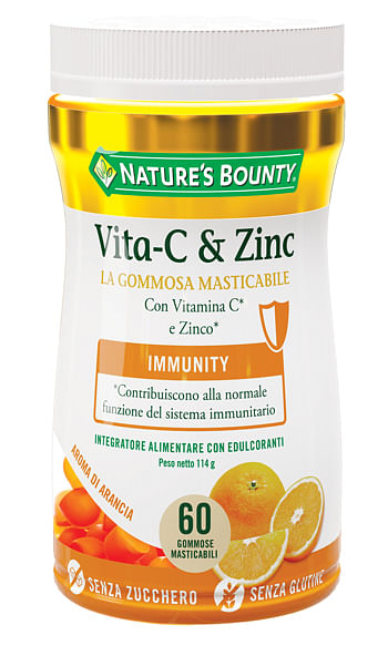 Nature's Bounty Vita C&Zinc 60 Gommose