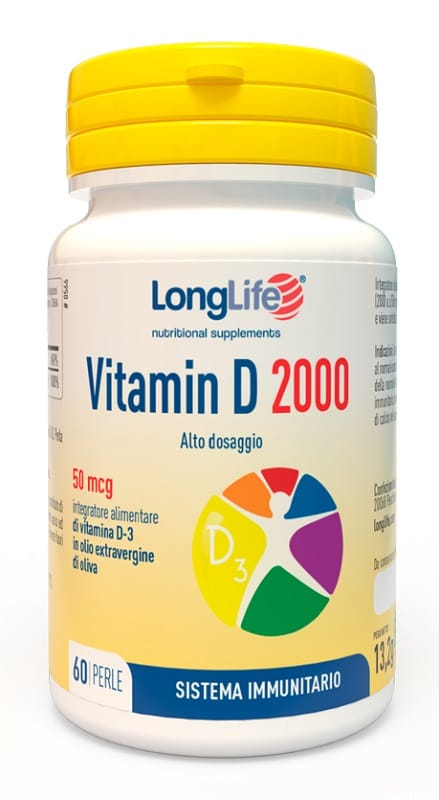 LONGLIFE VITAMIN D 2000 UI 60 PERLE