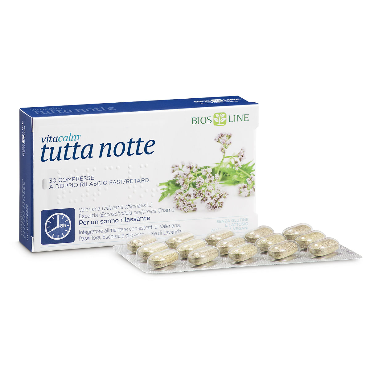 Vitacalm Tutta Notte Con Melatonina 30 Compresse