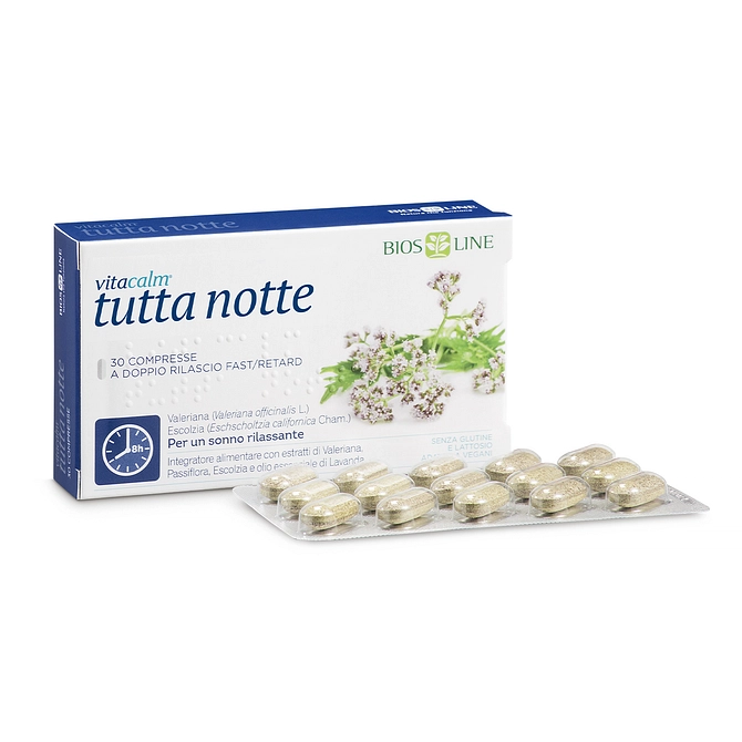 Vitacalm Tutta Notte Con Melatonina 30 Compresse