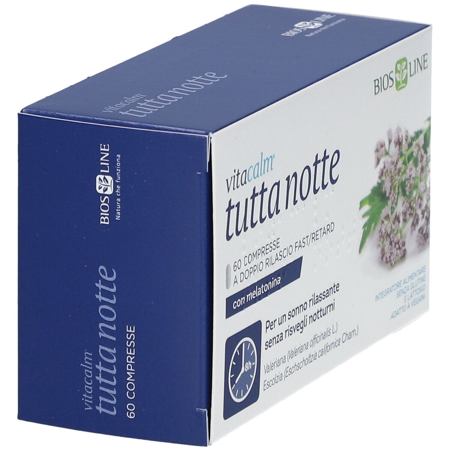 VITACALM TUTTA NOTTE CON MELATONINA 60 COMPRESSE