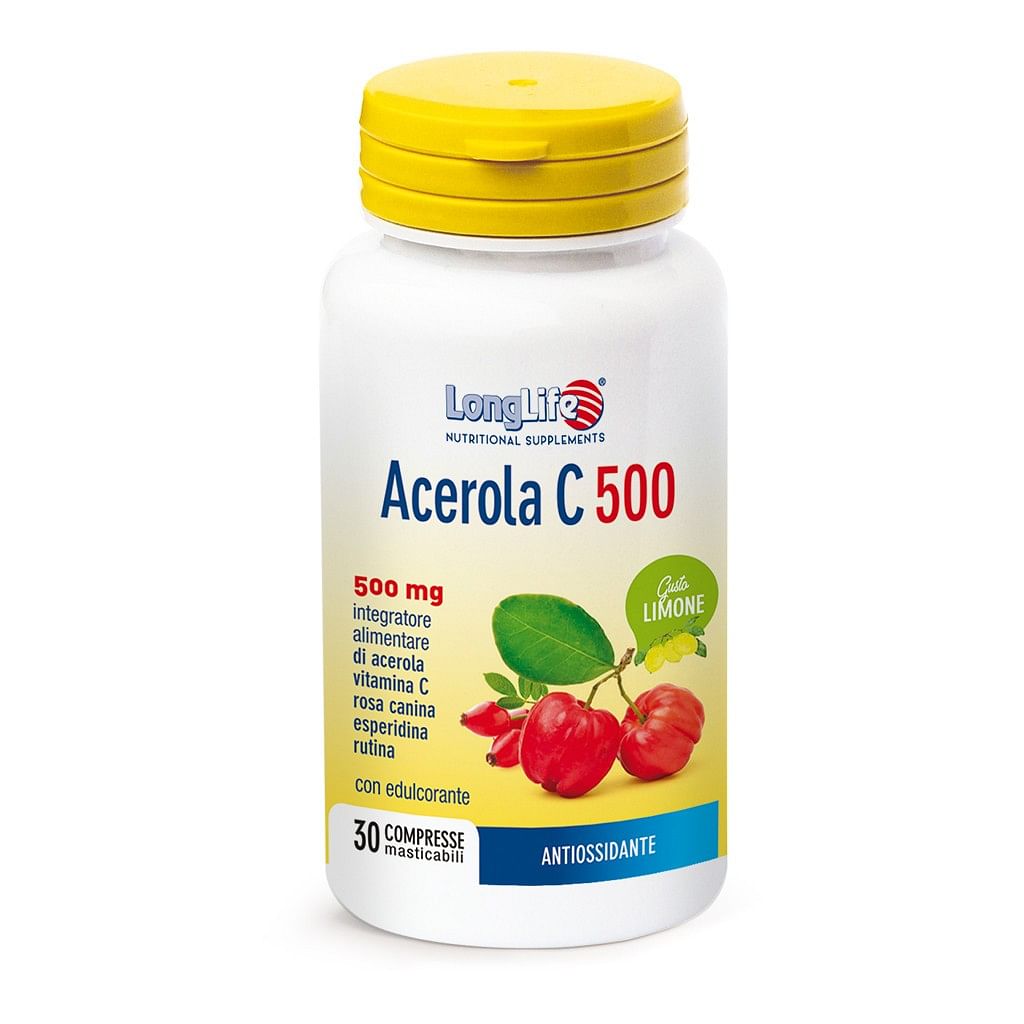 Longlife Acerola C500 Limone 30 Compresse