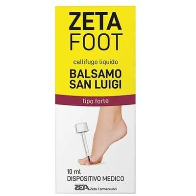 ZETAFOOT CALLIFUGO LIQUIDO BALSAMO SAN LUIGI 10 ML ZETAFOOT CALLIFUGO LIQUIDO BALSAMO SAN LUIGI 10 ML
