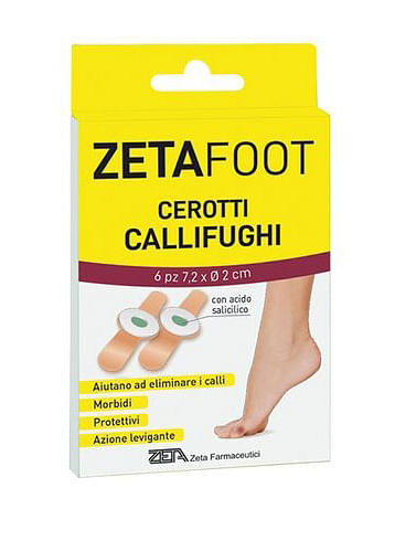 Zetafoot Cerotto Callifugo Dischetto Centrale 6 Pezzi