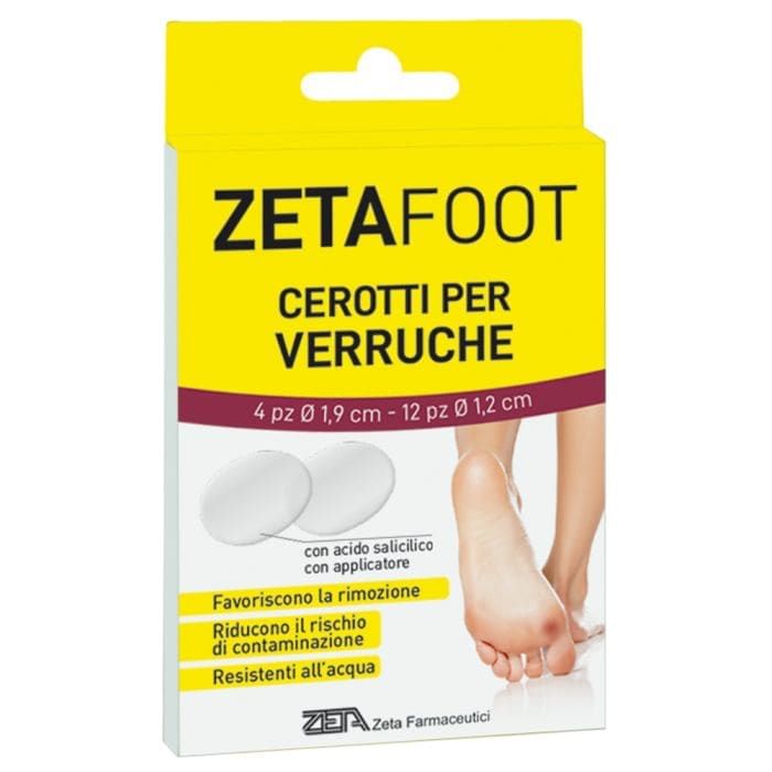 Zetafoot Cerotto Verruche Assortito 16 Pezzi