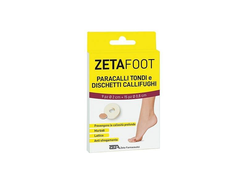 Zetafoot Paracallo Tondo 9 Pezzi + Dischetto Callifugo 15 Pezzi