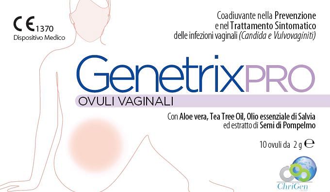 Genetrix Pro 10 Ovuli Vaginali 2 G