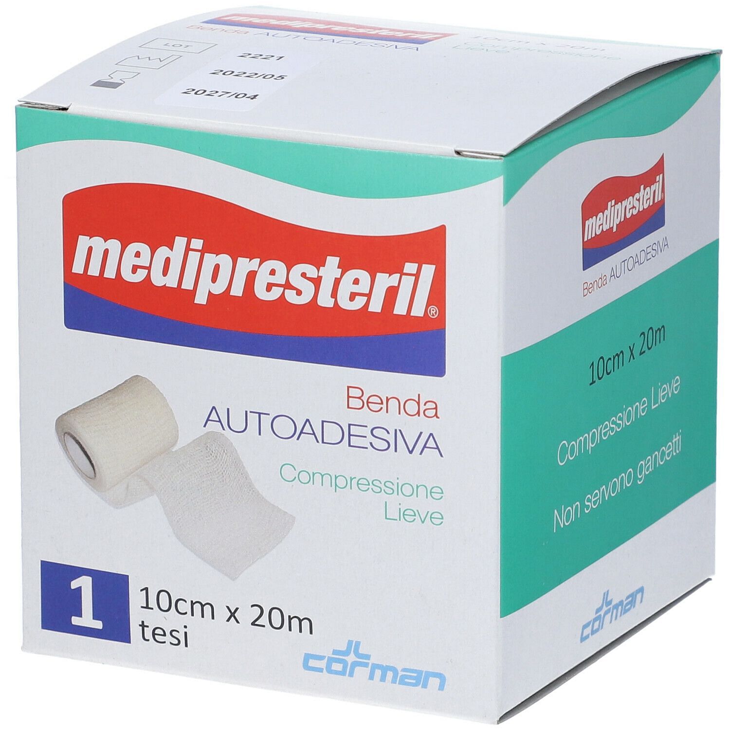 Medipresteril Benda Autoadesiva 10 X2000 Cm 1 Pezzo