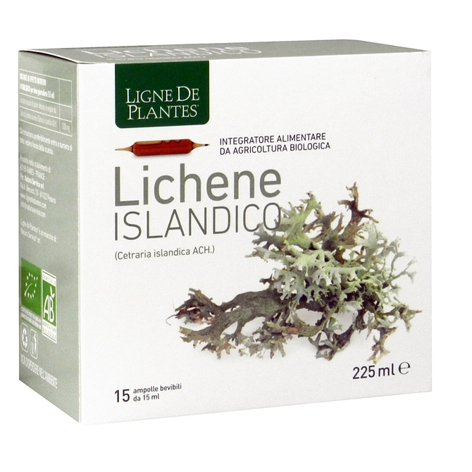 Ligne De Plantes Lichene Islandico 15 Ampolle X 15 Ml