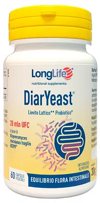 LONGLIFE DIARYEAST 60 CAPSULE VEGETALI LONGLIFE DIARYEAST 60 CAPSULE VEGETALI