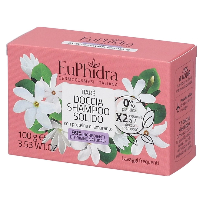 Euphidra Doccia Shampoo Solido Tiare' 100 G