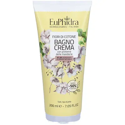 EUPHIDRA BAGNO CREMA FIORI DI COTONE 200 ML EUPHIDRA BAGNO CREMA FIORI DI COTONE 200 ML