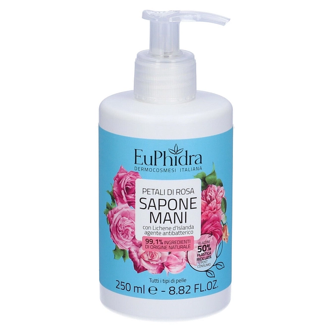 Euphidra Sapone Liquido Petali Di Rosa 250 Ml