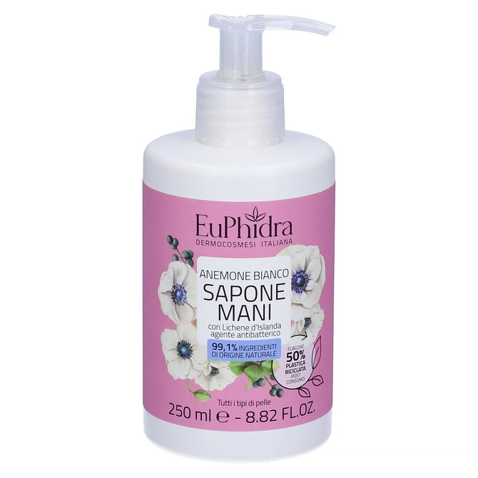Euphidra Sapone Liquido Anemone Bianco 250 Ml