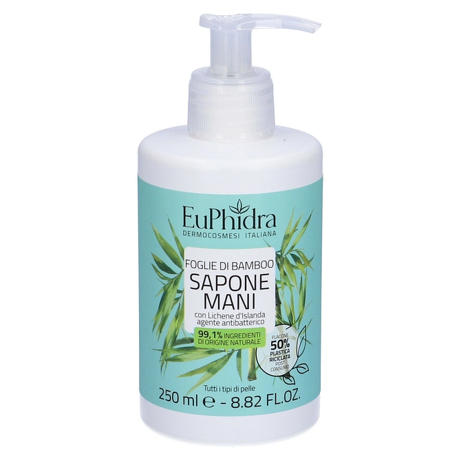 Euphidra Sapone Liquido Foglie Di Bamboo 250 Ml