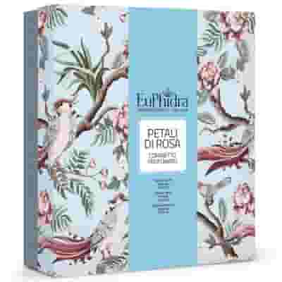 EUPHIDRA FLOREALI COFANETTO PETALI DI ROSA DA 1 BAGNO CREMA +1 ACQUA PROFUMATA+1 SAPONETTA VEGETALE