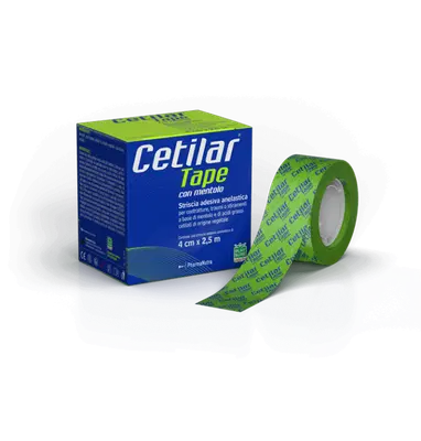 STRISCIA ADESIVA ANELASTICA CETILAR TAPE CM 4 X 2,5 M STRISCIA ADESIVA ANELASTICA CETILAR TAPE CM 4 X 2,5 M