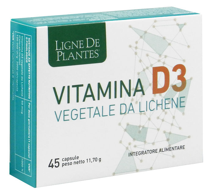 Ligne De Plantes Vitamina D3 Vegetale 45 Capsule