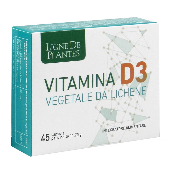 Ligne De Plantes Vitamina D3 Vegetale 45 Capsule