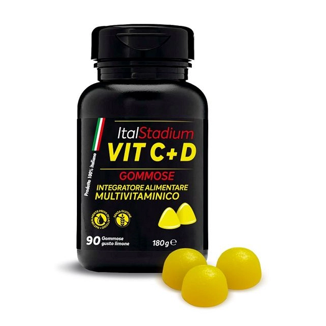 Italstadium Vit C+D Limone 90 Gommose