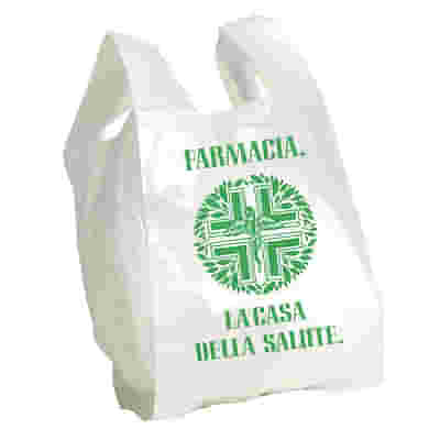 SHOPPER BIODEGRADABILE 26 X 48 CM CEF 500 PEZZI