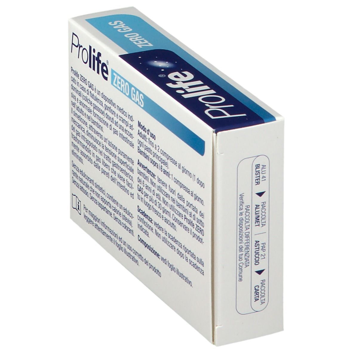 PROLIFE ZEROGAS 45 COMPRESSE