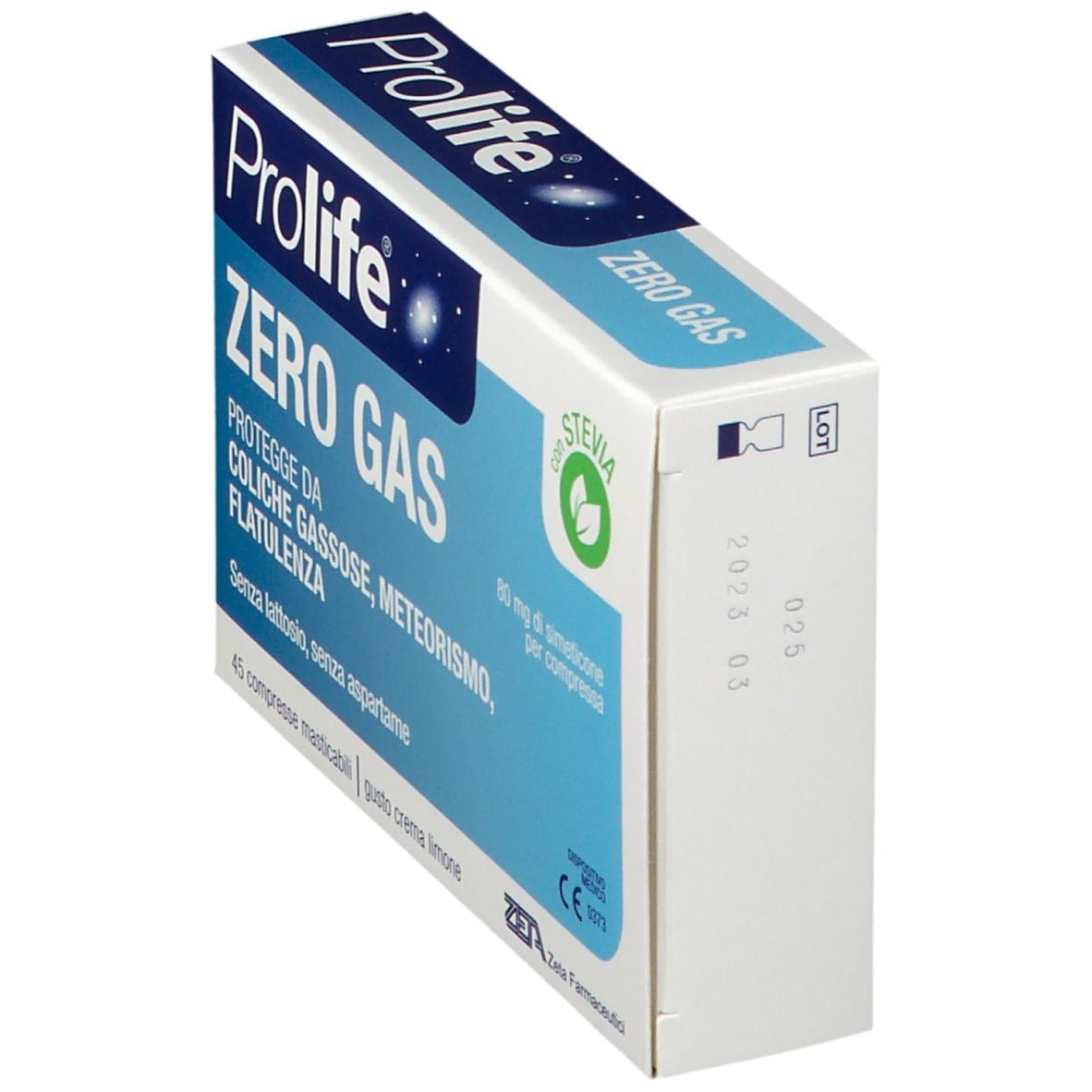 PROLIFE ZEROGAS 45 COMPRESSE