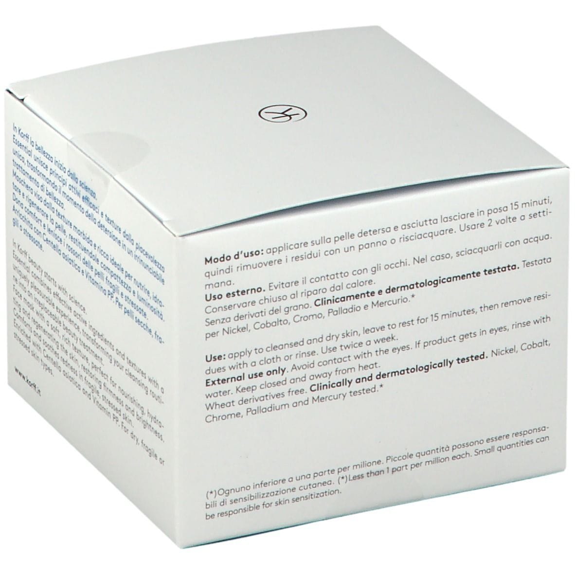 KORFF ESSEN MASCHERA IDRATANTE NUTRIENTE 50 ML