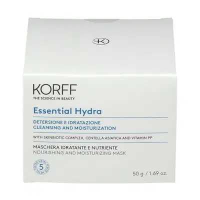 KORFF ESSEN MASCHERA IDRATANTE NUTRIENTE 50 ML KORFF ESSEN MASCHERA IDRATANTE NUTRIENTE 50 ML