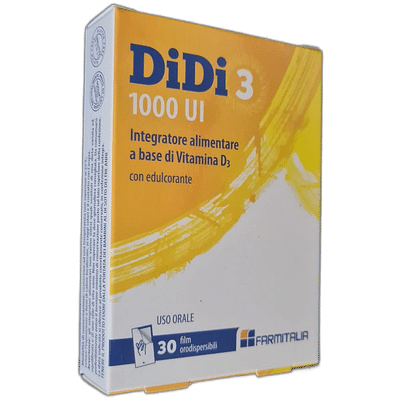 DIDI3 1000 UI 30 FILM ORODISPERSIBILI