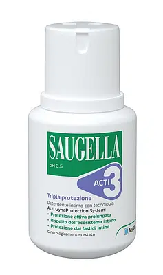 SAUGELLA ACTI3 DETERGENTE INTIMO 100 ML SAUGELLA ACTI3 DETERGENTE INTIMO 100 ML