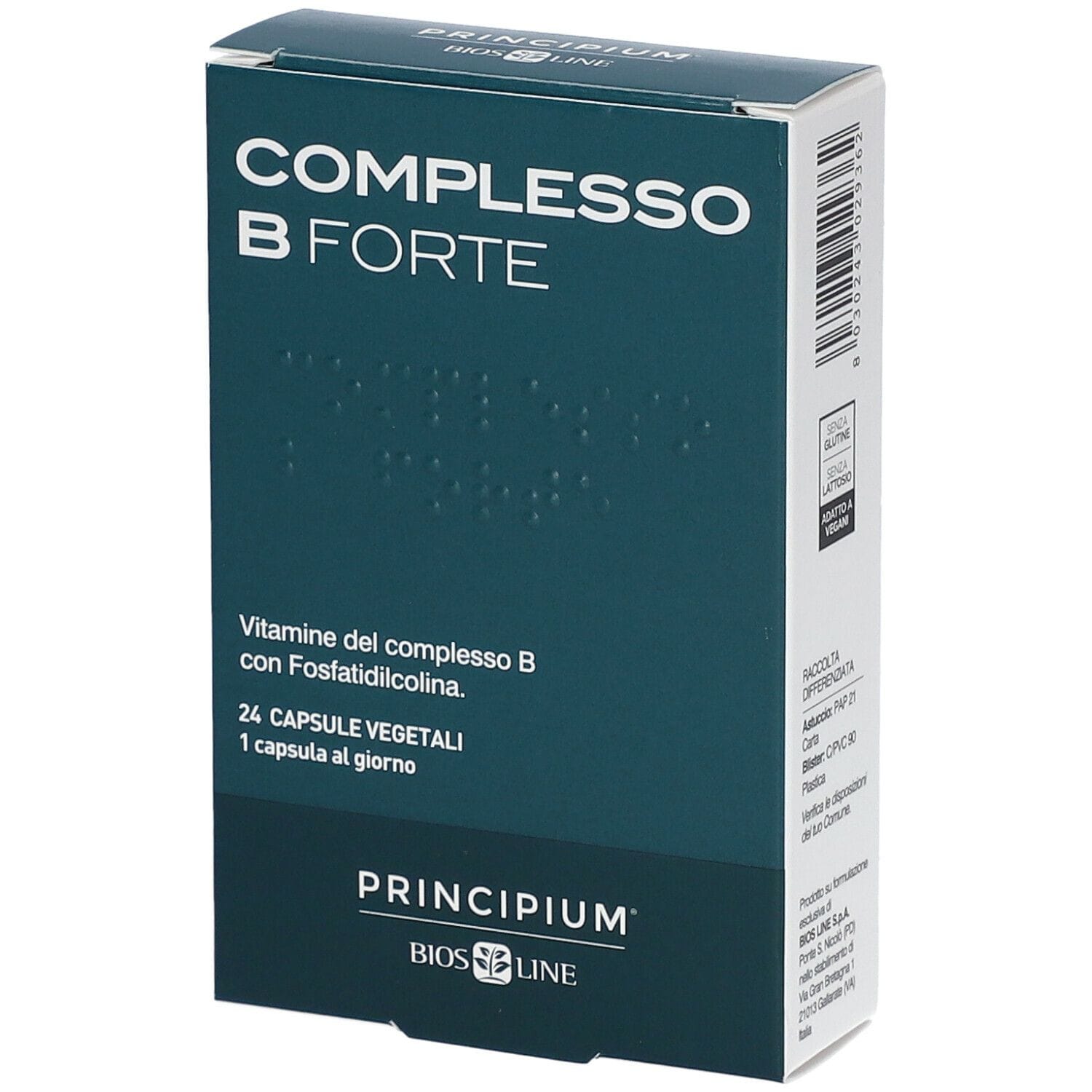 PRINCIPIUM COMPLESSO B FORTE 24 CAPSULE VEGETALI