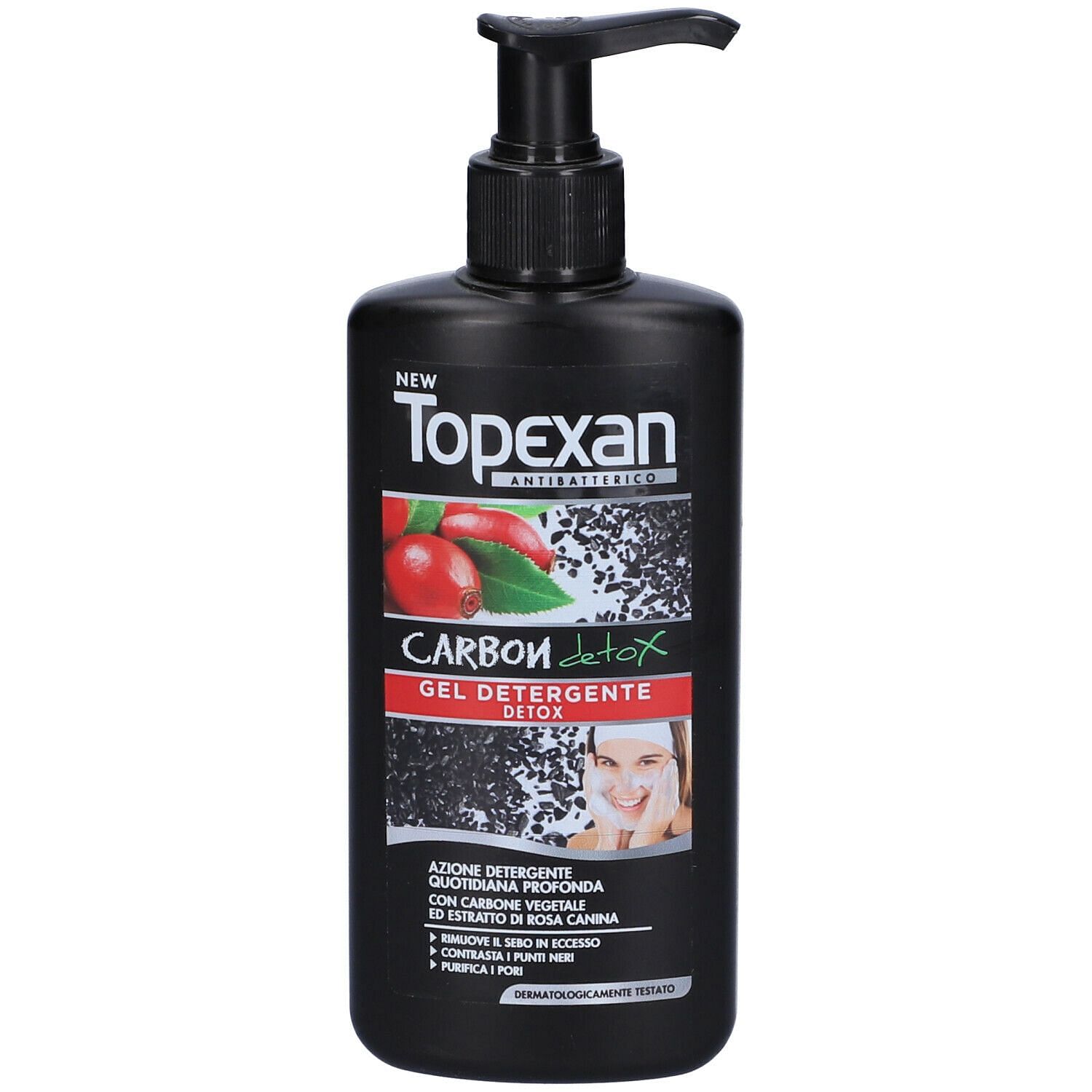 New Topexan Gel Detergente Carbon Detox 200 Ml