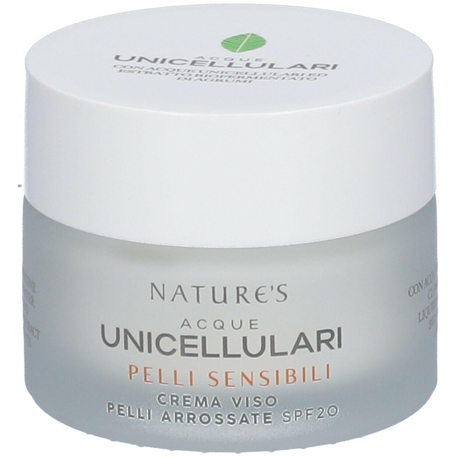 NATURE'S ACQUE UNICELLULARI CREMA VISO PELLI ARROSSATE SPF20 50 ML