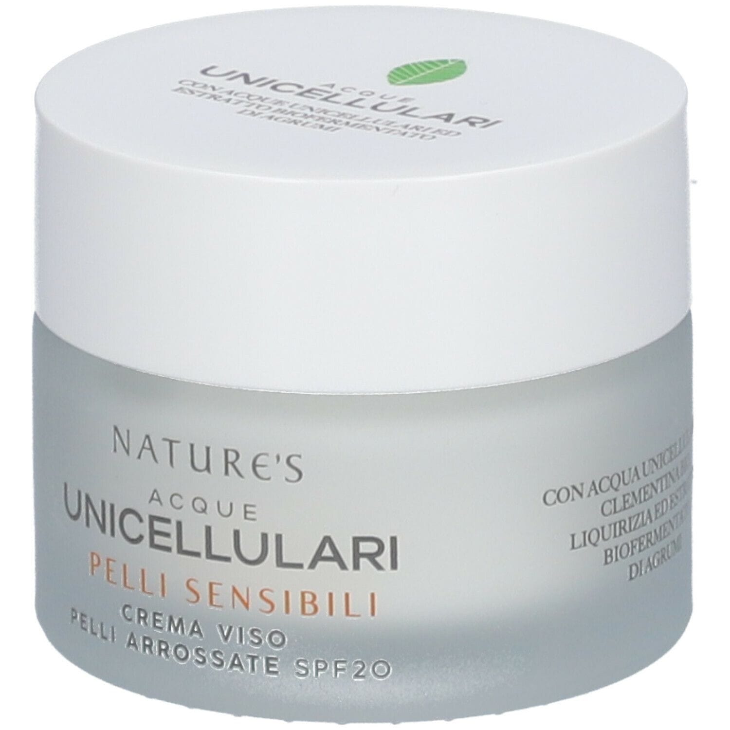 NATURE'S ACQUE UNICELLULARI CREMA VISO PELLI ARROSSATE SPF20 50 ML