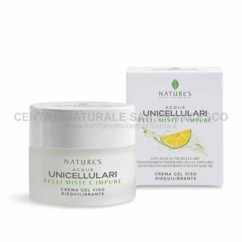 NATURE'S ACQUE UNICELLULARI CREMA GEL VISO RIEQUILIBRANTE 50 ML
