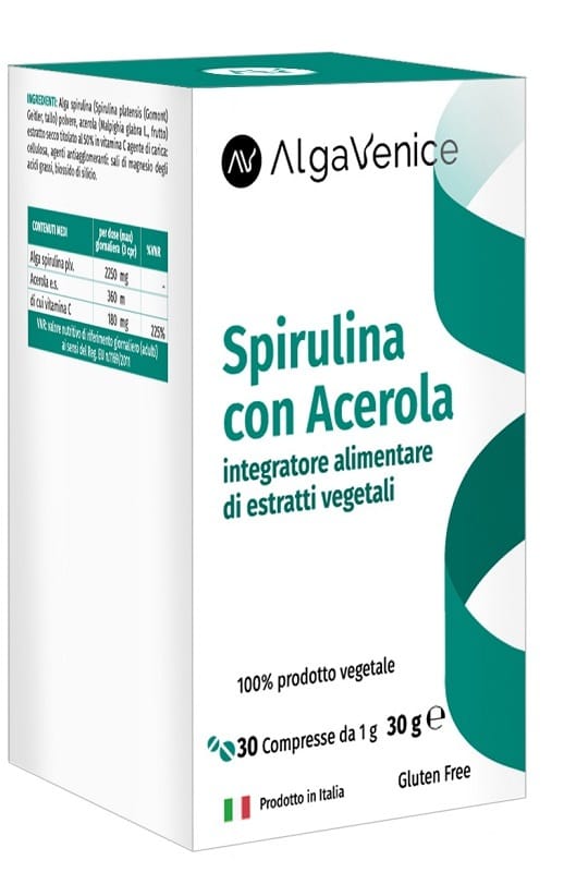 ALGAVENICE SPIRULINA ACEROLA 45 COMPRESSE