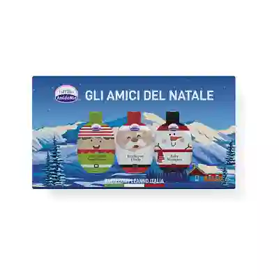 EUPHIDRA GLI AMICI DEL NATALE COFANETTO DETERGENTE NON SAPONATO + BABY SHAMPOO + EMULSIONE