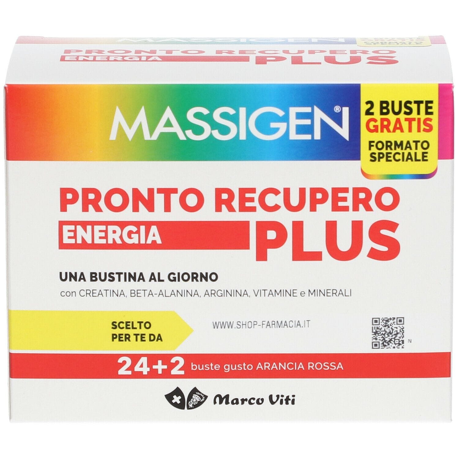 MASSIGEN PRONTO RECUPERO ENERGIA PLUS 24 BUSTINE + 2 BUSTINE